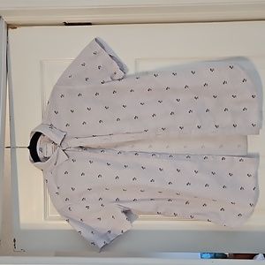 PRE-OWNED VINTAGE DENIM & FLOWER, RICKK SINGH MEN'S SHORT-SLEEVED SHIRT